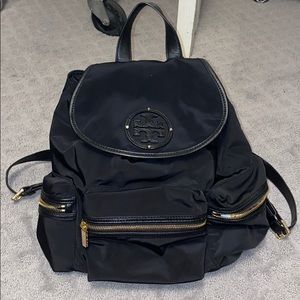 Black authentic Tory Burch backpack